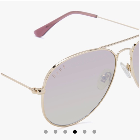 NEW Diff Eyewear Cruz aviator sunglasses - Picture 4 of 5